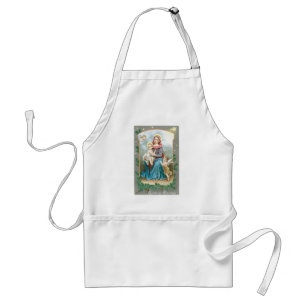 Madonna mit Christusknaben Schürze