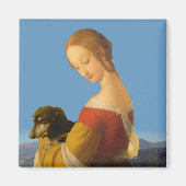 "Madonna mit Dackel" Tate Britain Magnet (Vorne)