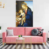 Madonna mit dem Buch von Botticelli Leinwanddruck (Insitu (Wohnzimmer))