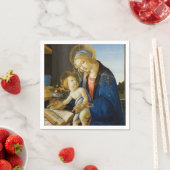 Madonna mit dem Buch von Botticelli Serviette (Beispiel)