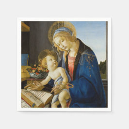 Madonna mit dem Buch von Botticelli Serviette