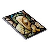 Madonna mit dem gebet Festglas Notizblock (Rechte Seite)