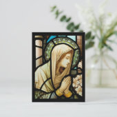 Madonna mit dem gebet Festglas Postkarte (Stehend Vorderseite)
