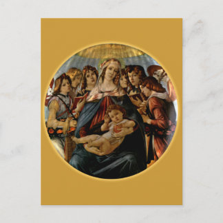 Madonna mit dem Granatapfel - Botticelli Postkarte