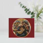 Madonna mit dem Granatapfel - Botticelli Postkarte (Stehend Vorderseite)