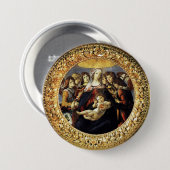 Madonna mit dem Granatapfel Button (Vorne & Hinten)