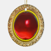 Madonna mit dem Granatapfel Keramik Ornament (Links)