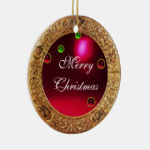 Madonna mit dem Granatapfel Keramik Ornament (Rechts)