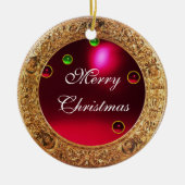 Madonna mit dem Granatapfel Keramik Ornament (Vorne)