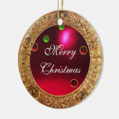 Madonna mit dem Granatapfel Keramik Ornament (Links)