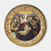 Madonna mit dem Granatapfel Magnet (Vorne)