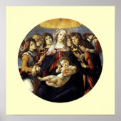 Madonna mit dem Granatapfel Poster (Vorne)