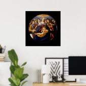 Madonna mit dem Granatapfel Poster (Heimbüro)