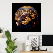 Madonna mit dem Granatapfel Poster (Heimbüro)