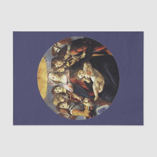 Madonna mit dem Granatapfel Seidenpapier (Vorderseite)