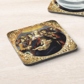 Madonna mit dem Granatapfel Untersetzer (Linke Seite)