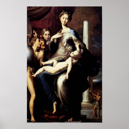 Madonna mit dem langen Neck Poster (Vorne)