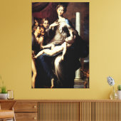 Madonna mit dem Long Neck von Parmigiano Leinwanddruck (Insitu (Wohnzimmer))