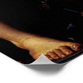 Madonna mit dem Long Neck von Parmigiano Poster (Ecke)