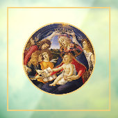 Madonna mit dem Magnificat Fensteraufkleber (Blatt 3)