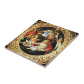 Madonna mit dem Magnificat Fliese (Seite)