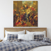 Madonna mit dem Magnificat Leinwanddruck (Insitu (Schlafzimmer))