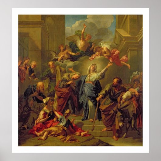 Madonna mit dem Magnificat Poster (Vorne)