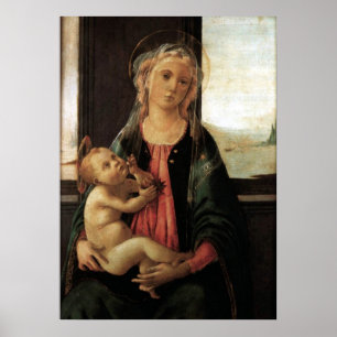 Madonna mit dem Meer - Sandro Botticelli - c1477 Poster