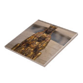 Madonna mit dem Montserrat Fliese (Seite)