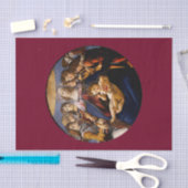 Madonna mit dem Pomegranatpapier Seidenpapier (Handwerk)