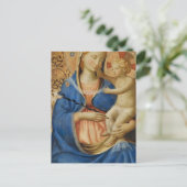 Madonna mit Demut von Fra Angelico Postcard Postkarte (Stehend Vorderseite)