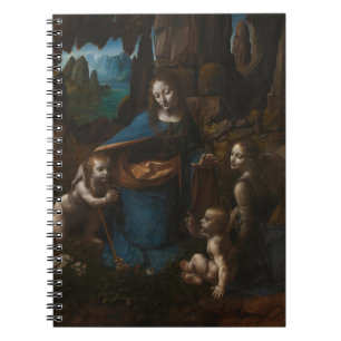 Madonna mit den Felsen, Jungfrau Maria, Jesus, Joh Notizblock