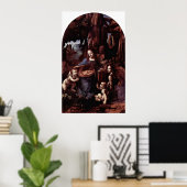 Madonna mit den Felsen von Leonardo da Vinci Poster (Heimbüro)