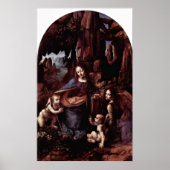 Madonna mit den Felsen von Leonardo da Vinci Poster (Vorne)