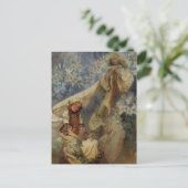 Madonna mit den Lilien Postkarte (Stehend Vorderseite)