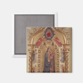 Madonna mit den Sternen Magnet (Vorderseite/Rückseite)