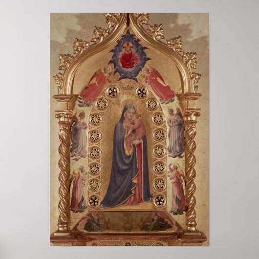 Madonna mit den Sternen Poster (Vorne)