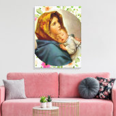 Madonna mit den Straßen Mary und Child Leinwanddruck (Insitu (Wohnzimmer))