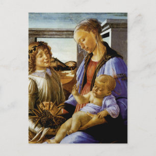 Madonna mit der Eucharistin Postkarte