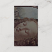 Madonna mit der Gartennelke durch Leonardo da Visitenkarte (Rückseite)