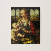 Madonna mit der Narbe von Leonardo da Vinci Puzzle (Vertikal)