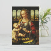 Madonna mit der Nelke von Leonardo da Vinci (Stehend Vorderseite)