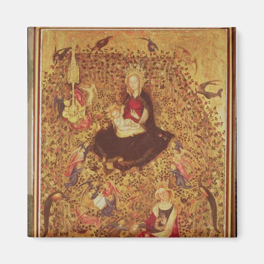 Madonna mit der Rose Bush Magnet (Vorne)