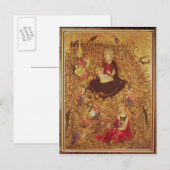 Madonna mit der Rose Bush Postkarte (Vorne/Hinten)