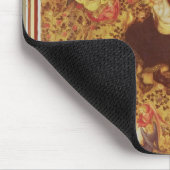 Madonna mit einer Rose Bush Mousepad (Ecke)