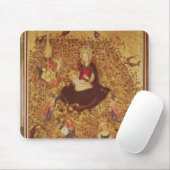 Madonna mit einer Rose Bush Mousepad (Mit Mouse)