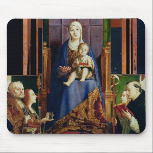 Madonna mit Heiligem Nicholas von Bari Mousepad