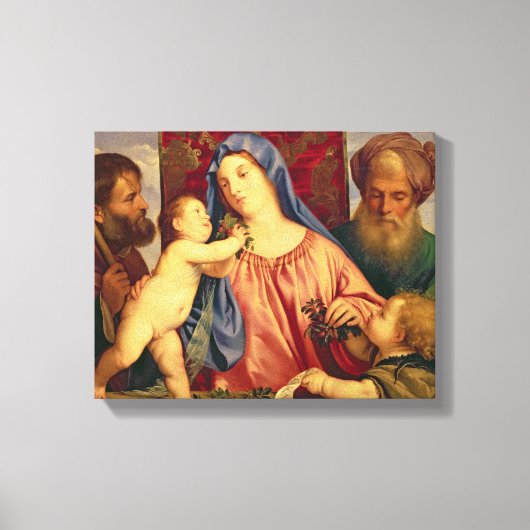 Madonna mit Joseph Leinwanddruck (Vorderseite)