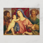 Madonna mit Joseph Postkarte (Vorderseite)