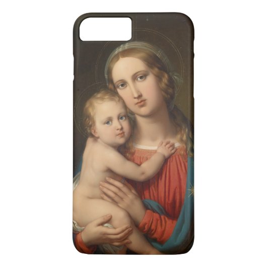 Madonna mit Kind Case-Mate iPhone Hülle (Rückseite)